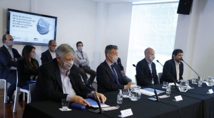 San Martín: recibieron 6 mil barbijos que destinarán a los sectores más necesitados