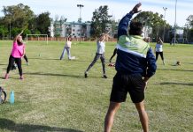 San Fernando: los vecinos ya disfrutan de las actividades al aire libre con protocolos en los Polideportivos