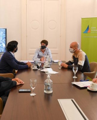 San Fernando: Juan Andreotti se reunió con autoridades de ADIF
