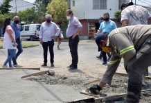 Tigre: el intendente supervisó trabajos de mantenimiento urbano en Benavídez, Pacheco y El Talar