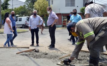 Tigre: el intendente supervisó trabajos de mantenimiento urbano en Benavídez, Pacheco y El Talar