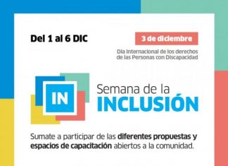 San Martín: celebrarán con actividades virtuales y al aire libre la Semana de la Inclusión