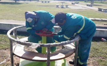 Merlo: la Secretaria de Delegaciones continúa con tareas de mantenimiento en espacios públicos