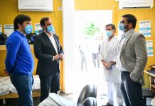 Escobar: el intendente y el viceministro Kreplak se reunieron por trabajo y recorrieron el Hospital Provincial Erill