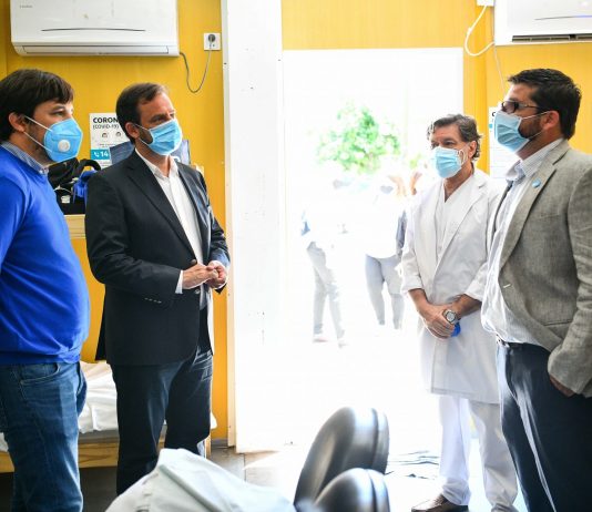 Escobar: el intendente y el viceministro Kreplak se reunieron por trabajo y recorrieron el Hospital Provincial Erill
