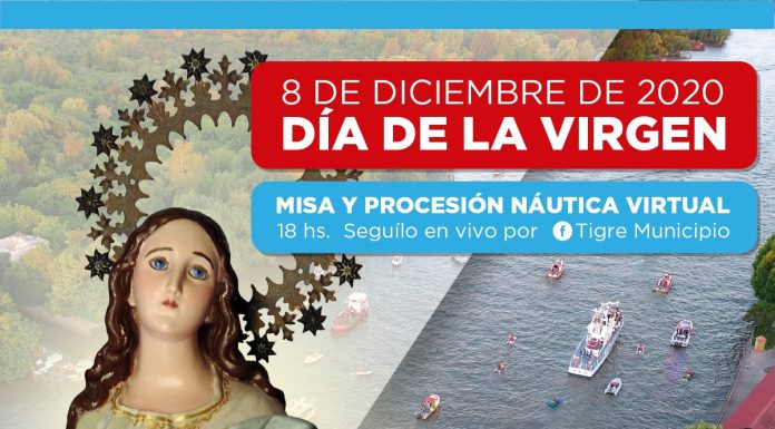 Tigre: celebrarán el Día de la Virgen 2020 de forma virtual