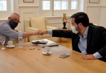 Tigre: Julio Zamora y Alejandro Macia reunidos por la preservación de puestos de trabajo del Parque de la Costa