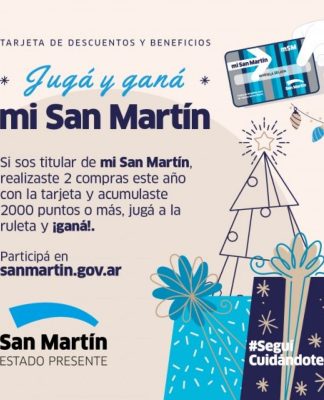 San Martín: lanzan un nuevo Juego Navideño con la tarjeta ‘mi San Martín’