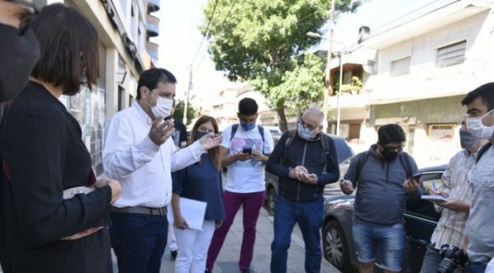 San Martín: Fernando Moreira recorrió el futuro Centro Municipal de las Artes y la Cultura de Villa Ballester