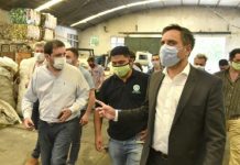 San Martín: el intendente y el ministro de Ambiente recorrieron espacios de reciclado