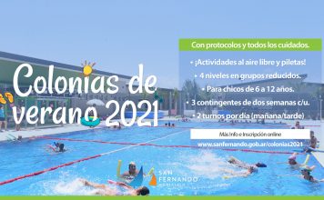 San Fernando: comenzó la inscripción online para las Colonias de Verano 2021