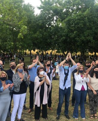 Posse recibió un contundente apoyo del radicalismo en Mar del Plata