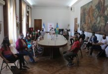 Lucas Ghi recibió a asociaciones que fueron beneficiarias del Programa Puntos de Cultura