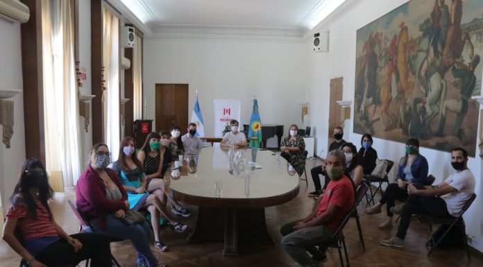Lucas Ghi recibió a asociaciones que fueron beneficiarias del Programa Puntos de Cultura