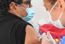 San Fernando: el personal de salud se vacuna con la segunda dosis contra el coronavirus