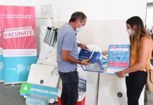 San Fernando: preparan la Escuela N°1 para la vacunación contra Covid-19 y ya supera los 14 mil inscriptos