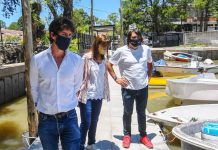 San Fernando: Juan Andreotti visitó el nuevo Muelle Público Municipal en su última etapa de obra
