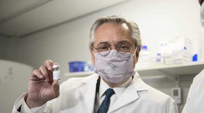 Alberto Fernández recorrió los laboratorios de la UNSAM donde se desarrolló el suero hiperinmune anti COVID-19