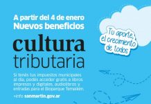 San Martín: el programa Cultura Tributaria comienza el año con nuevos beneficios