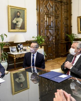 Alberto Fernández se reunió con el ministro de Asuntos Exteriores de Japón: estrecharán vínculos entre ambas naciones