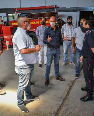 Escobar: Beto Ramil supervisó la remodelación de la Estación de Bomberos Voluntarios