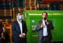 Escobar: presentaron maquinarias para el nuevo centro de tratamiento de residuos sólidos urbanos