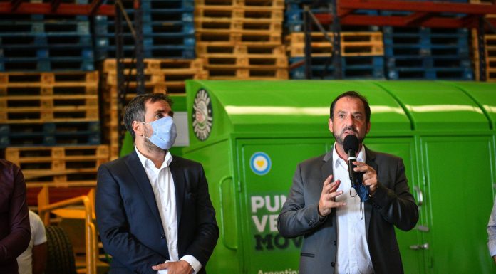 Escobar: presentaron maquinarias para el nuevo centro de tratamiento de residuos sólidos urbanos