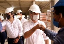 Pilar: Achával recorrió junto a Kreplak las obras en el Hospital Central