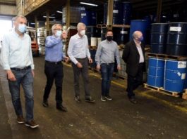 Malvinas Argentinas: Nardini y su apoyo a la industria nacional