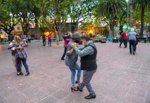 San Fernando: se realizó una milonga al aire libre y con todos los cuidados en Victoria