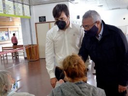 Tigre: Zamora y Kreplak monitorearon los puntos de vacunación contra el Covid-19