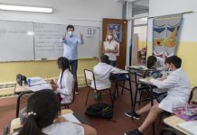 San Isidro: empezaron las clases presenciales
