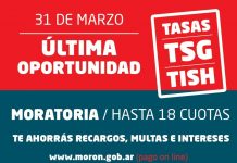 Morón: extienden la inscripción a la moratoria extraordinaria para el pago de tasas