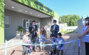 San Fernando: Andreotti y Trotta inauguraron el nuevo Jardín Nº 902 que se construyó con fondos municipales