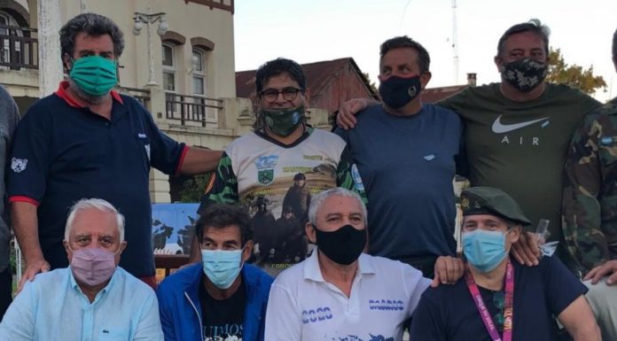 Tigre: el Municipio acompañó el encuentro anual de veteranos de Malvinas en el Club de Regatas La Marina