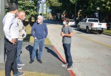 San Fernando: Andreotti presentó la finalización de la repavimentación de la calle Carlos Casares