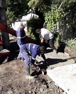 Tigre: el Municipio avanza con la construcción de veredas en El Talar y Rincón de Milberg