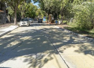 San Isidro: el Municipio renueva más de 1.000 metros cuadrados de pavimentos en Martínez