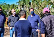 Escobar: Sujarchuk supervisó el avance de importantes obras de repavimentación