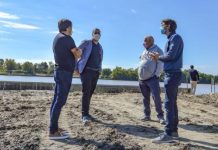 San Fernando: Andreotti recorrió la recuperación de 2 hectáreas de espacio verde para ampliar el Parque Náutico