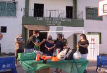 Morón: el Municipio realizó la entrega de insumos deportivos al Club Garza de Morón sur