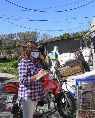 San Fernando: nuevo operativo de prevención de Covid-19 y Dengue en el barrio Alsina