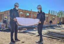 San Fernando: Juan Andreotti visitó la obra del nuevo Centro de Servicios y Espacios Públicos