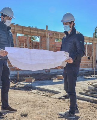 San Fernando: Juan Andreotti visitó la obra del nuevo Centro de Servicios y Espacios Públicos