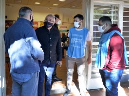 Tigre: Julio Zamora acompañó una nueva jornada de vacunación contra el COVID-19 en Benavídez y Don Torcuato