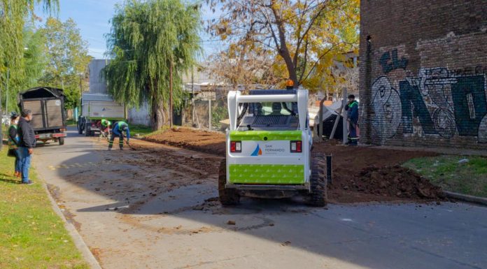 San Fernando: se realizó un nuevo operativo integral de limpieza y ordenamiento en el barrio Alsina