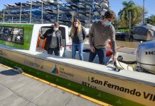 San Fernando: Andreotti presentó una nueva lancha para asistir a los vecinos del Delta