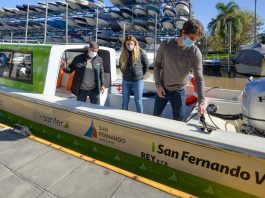 San Fernando: Andreotti presentó una nueva lancha para asistir a los vecinos del Delta