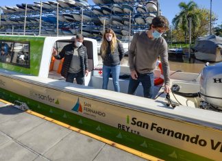 San Fernando: Andreotti presentó una nueva lancha para asistir a los vecinos del Delta