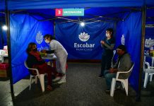 Escobar: ya se vacunó contra el Covid-19 al 50% de las personas anotadas del partido